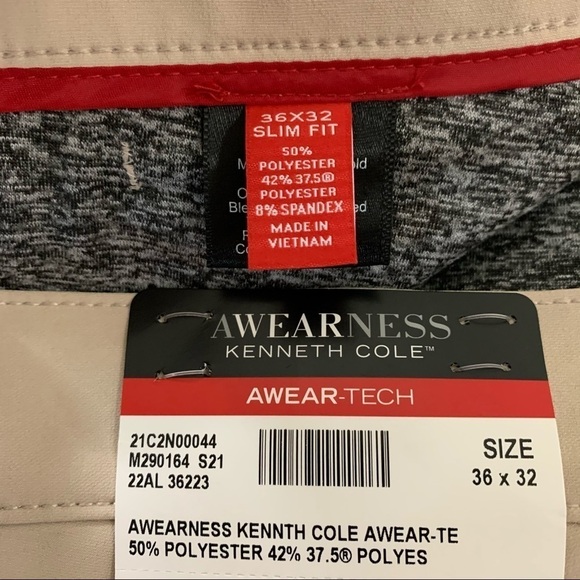 Awearness Kenneth Cole Awear-Tech Slim Fit Pant - Picture 13 of 15